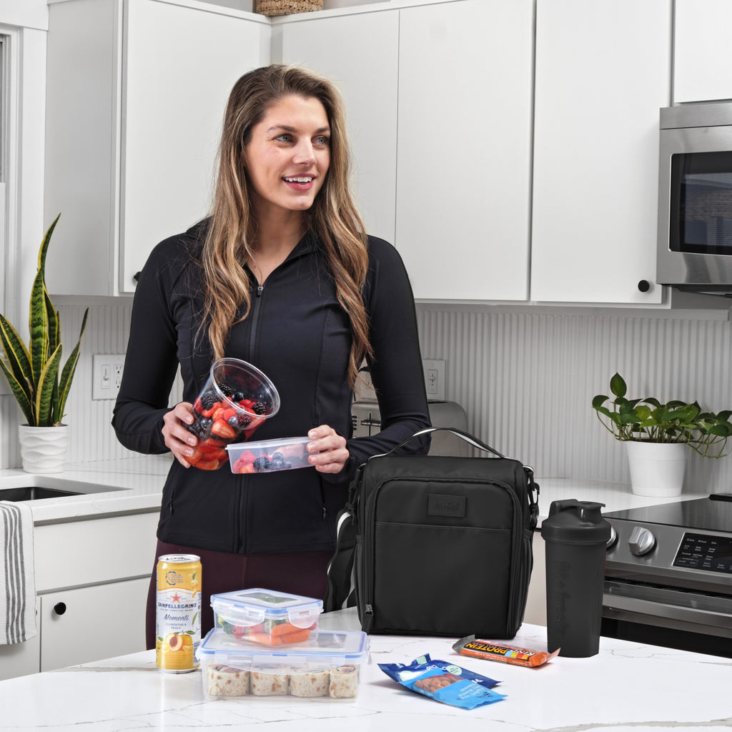 BREE Meal Prep Lunch Bag, Black